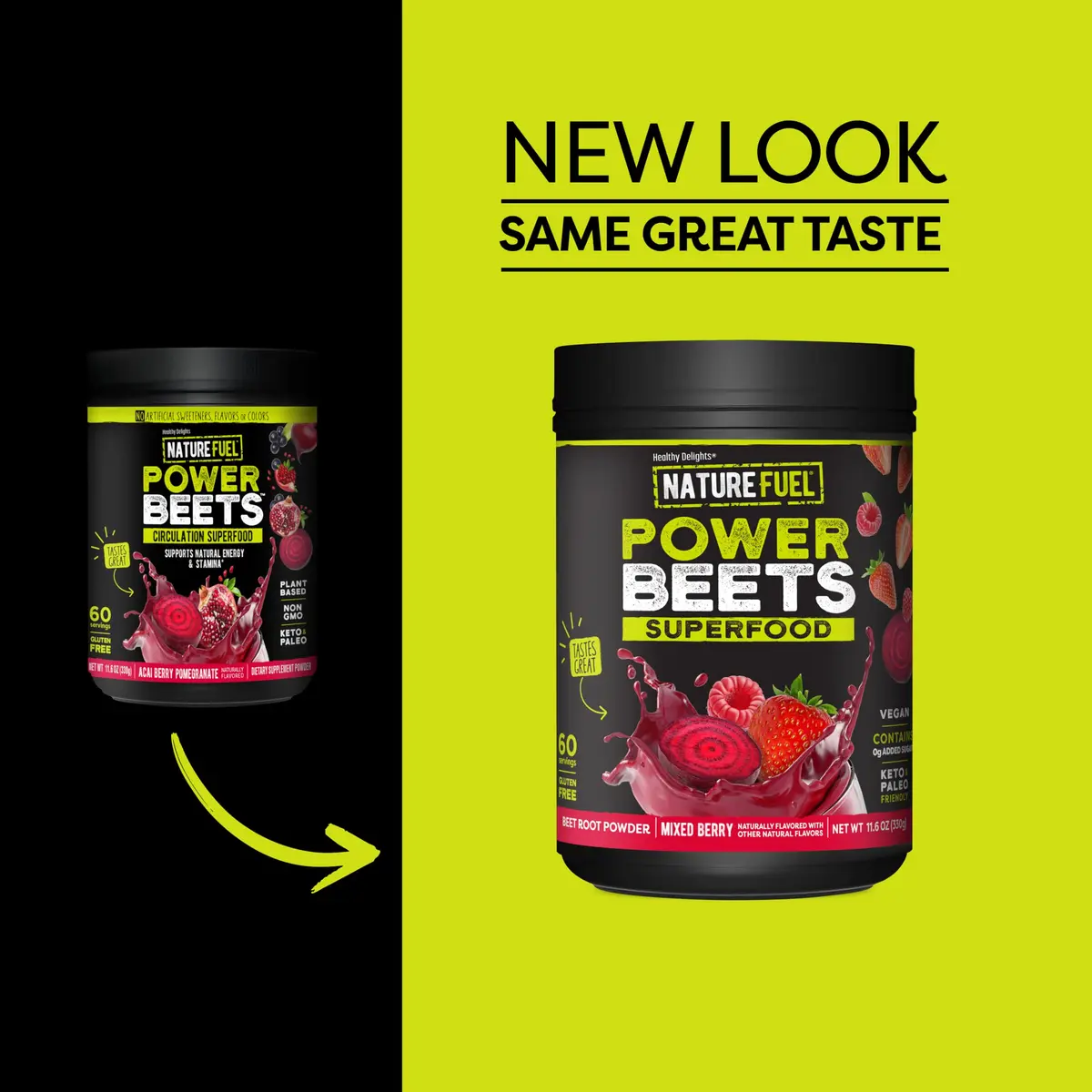 Healthy Delights Power Beets Powder 11.6 Ounce | Natural Energy & Antioxidant Support - view 2