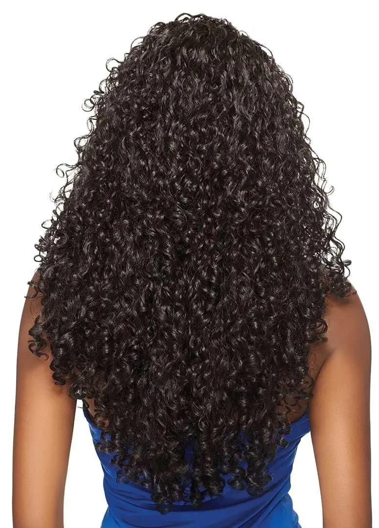 Outre Penny 26" (1B) Synthetic Quick Weave Half Wig | Natural Texture & Volume, Heat Resistant, Easy to Wear, Half Wig with New Cap Construction - view 5