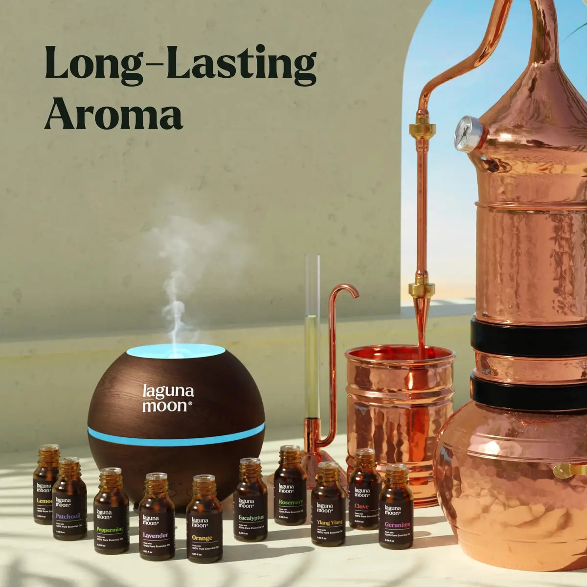 Lagunamoon Essential Oils Set - Top 10 Blends | Fragrance, Aromatherapy, Candle Making (0.33 Fl Oz x10) - view 6