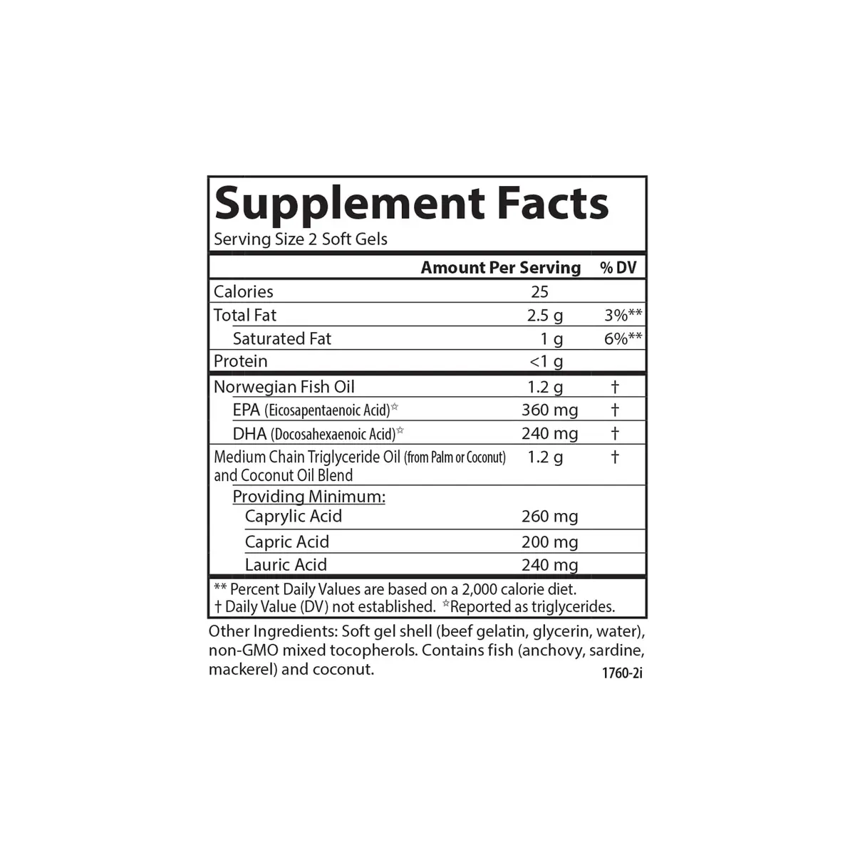 Carlson MCT & Omega-3 Coconut Oil 60 Softgels | Supports Fat Metabolism & Heart Health - view 4