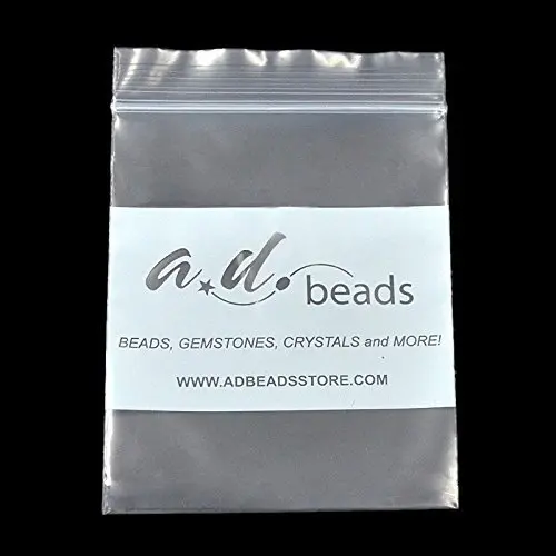 AD Beads Natural White Moonstone Gemstone Beads 6mm | Milky White with Rainbow Flash (15" Strand) - view 9