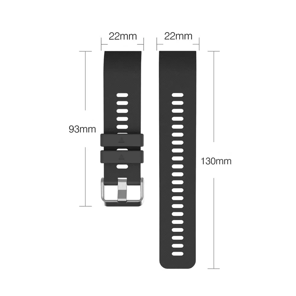 AUTRUN Compatible Garmin Forerunner 35 Silicone Wristband | Adjustable & Durable (130mm-230mm) - view 5