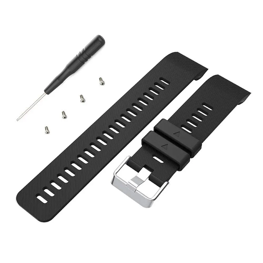 AUTRUN Compatible Garmin Forerunner 35 Silicone Wristband | Adjustable & Durable (130mm-230mm) - main product image