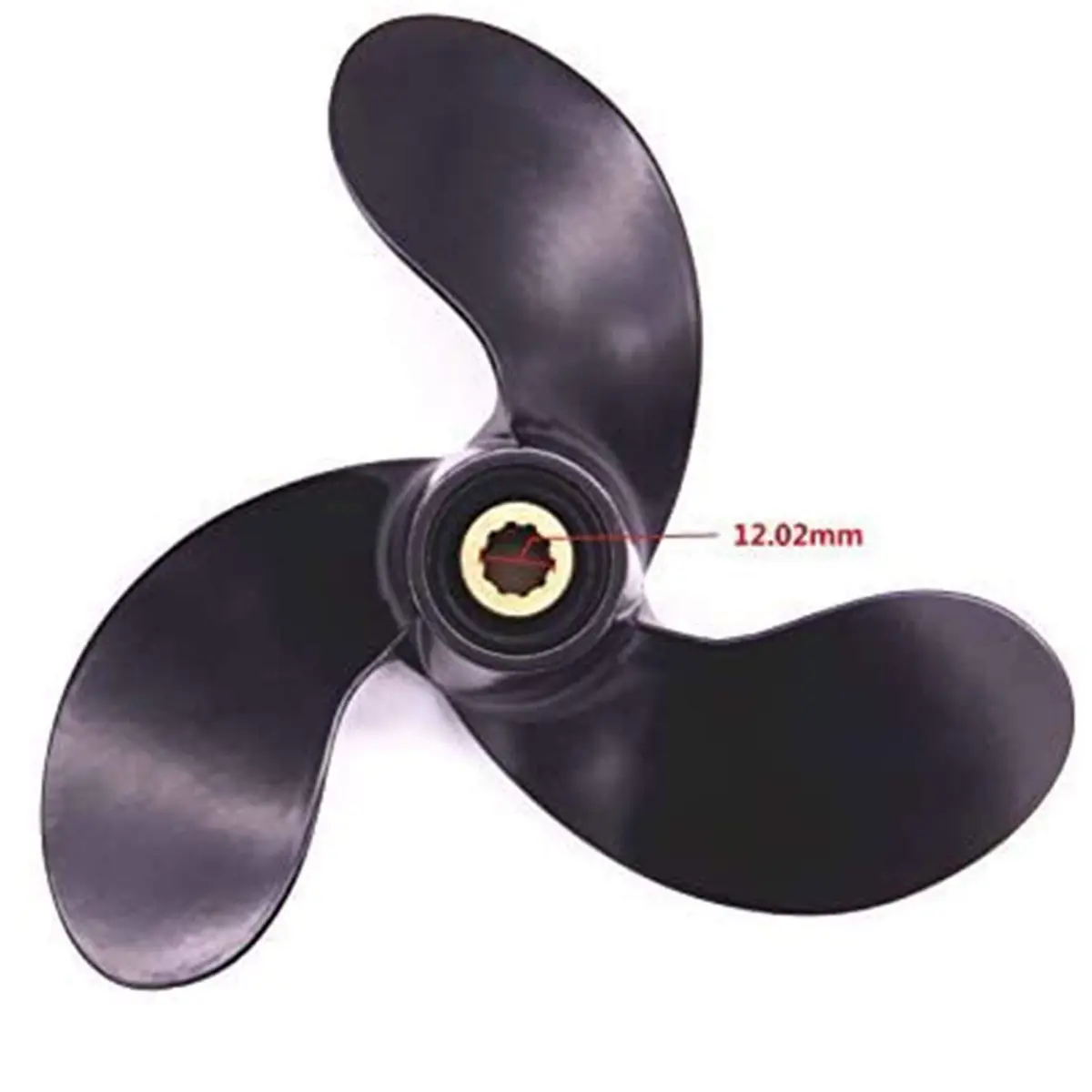 SouthMarine Outboard 58110-97JA0-019 Aluminum Alloy Propeller 7.5x6 | Fits Suzuki 2.5HP Outboard - view 4