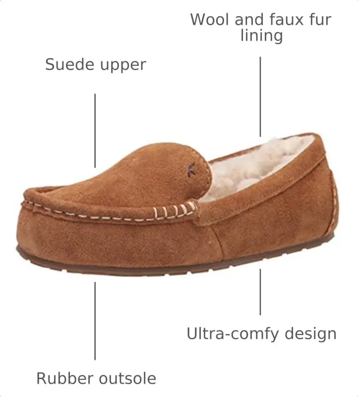 Koolaburra by UGG Women's Lezly Fashion Boot, Chestnut, 5 US | Suede Slip-On with Faux Fur Lining - view 2