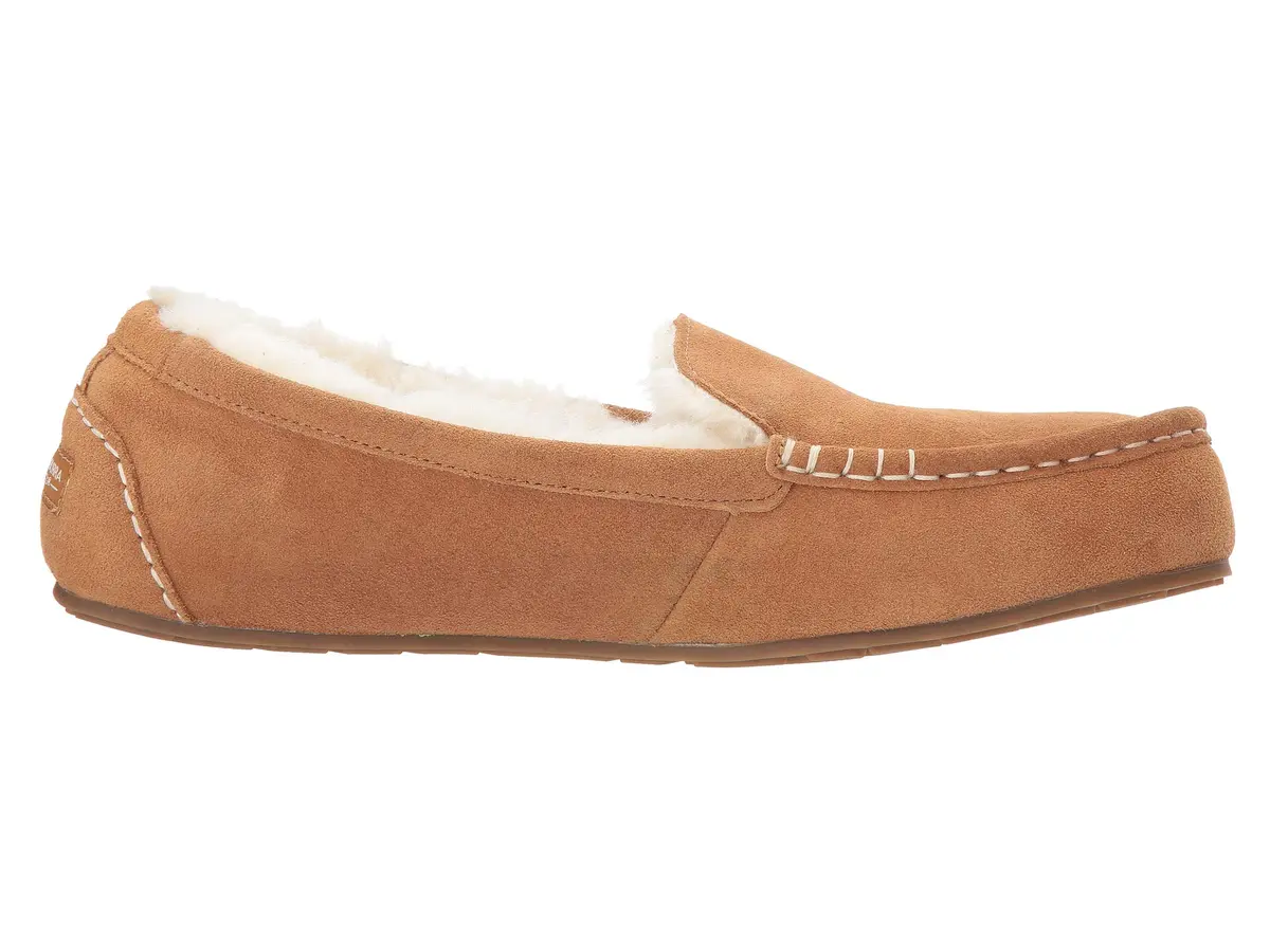 Koolaburra by UGG Women's Lezly Fashion Boot, Chestnut, 5 US | Suede Slip-On with Faux Fur Lining - view 4