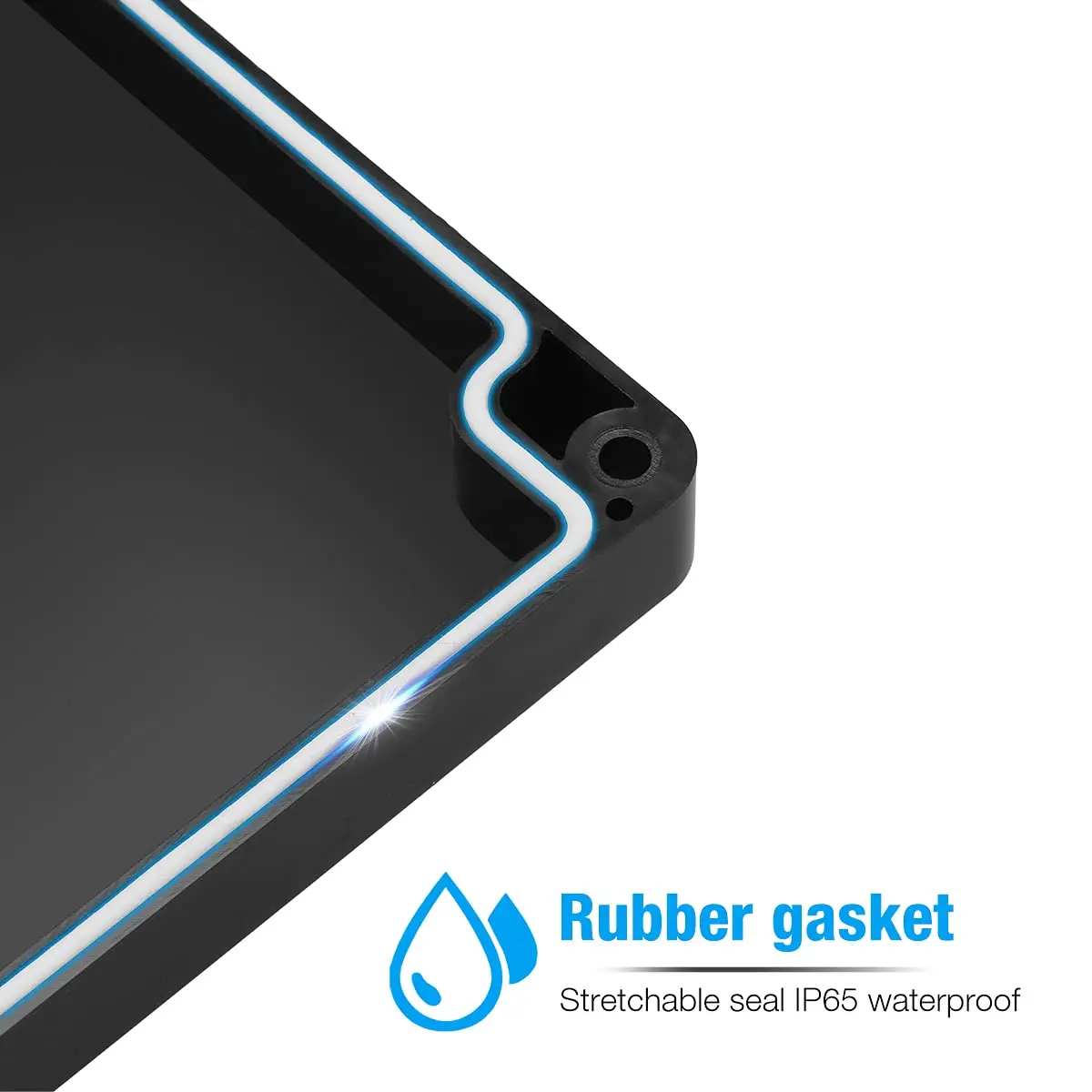 PINFOX Waterproof Electronic ABS Plastic Junction Project Box Enclosure 200mm x 120mm x 75mm | IP65 Waterproof - view 5