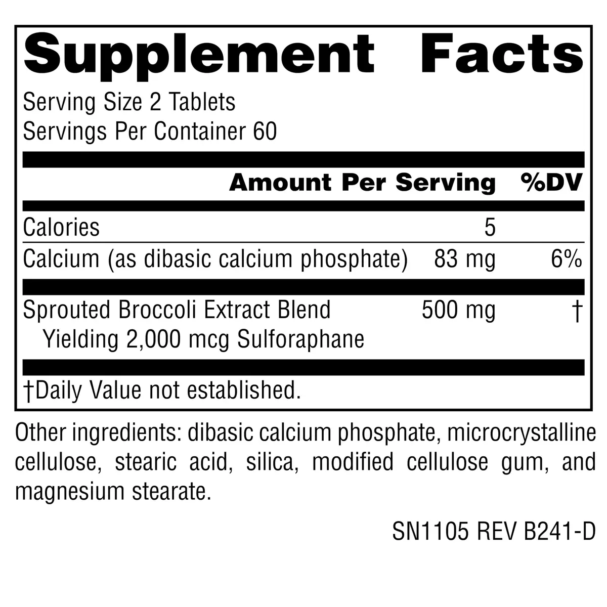 Source Naturals Broccoli Sprouts Extract, 250 mg | 120 Tablets for Immune Support in India - view 2