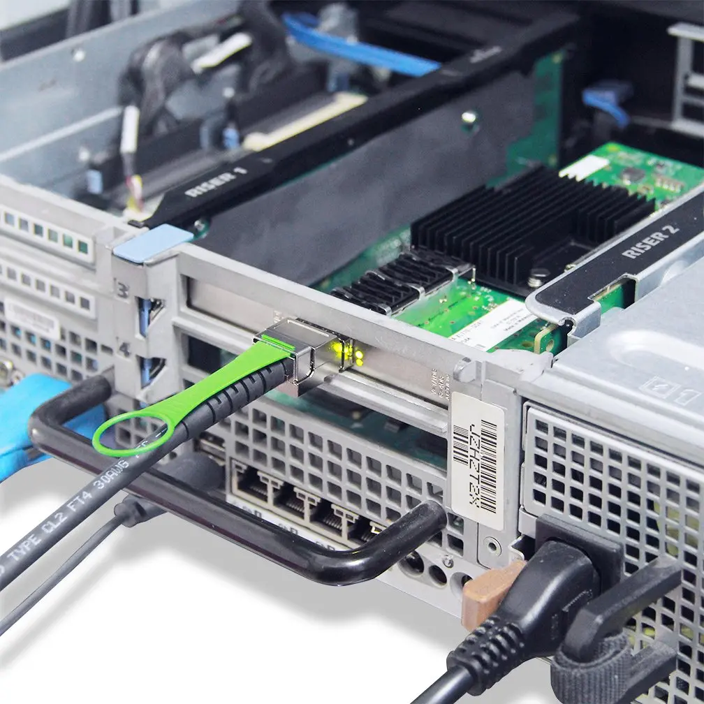 H!Fiber 40Gb QSFP+ DAC Cable 3m | 40GBASE-CR4 Passive Twinax for Cisco & Open Devices - view 6