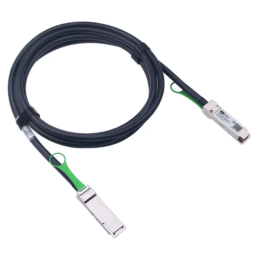 H!Fiber 40Gb QSFP+ DAC Cable 3m | 40GBASE-CR4 Passive Twinax for Cisco & Open Devices - view 2