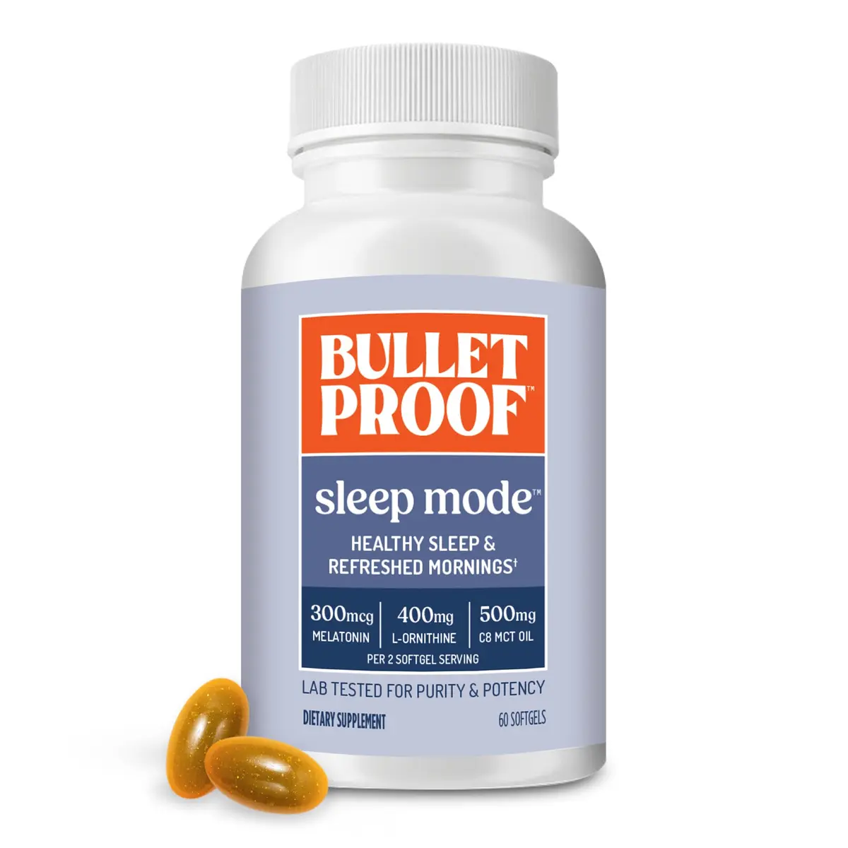 Bulletproof Sleep Mode Softgels 60 Count | Supports Restorative Sleep & Energy - main product image