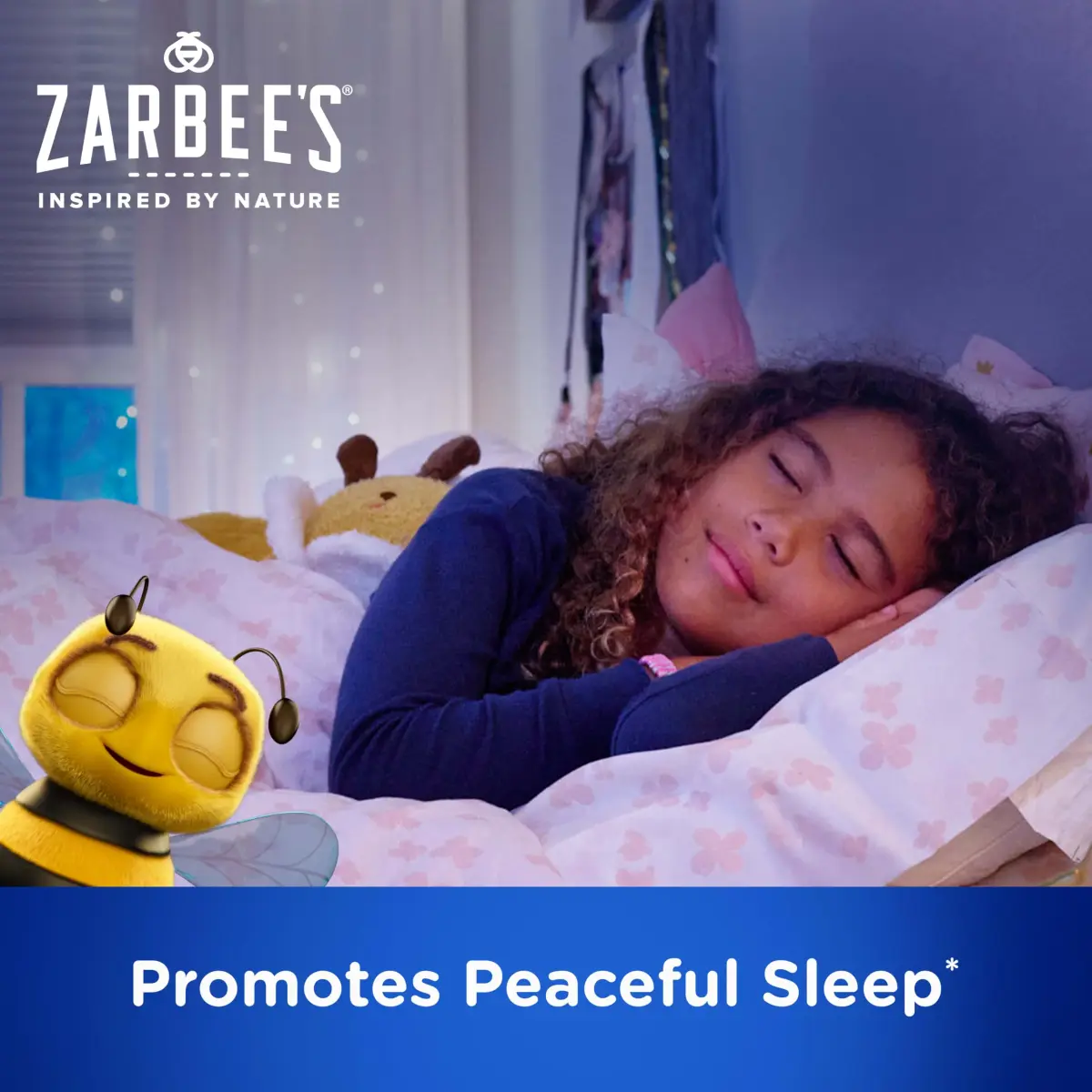 Zarbee's Kids Sleep Melatonin Chewable Supplement 1 Mg 50 Count | Natural Grape Flavor, Drug-Free Sleep Support - view 4