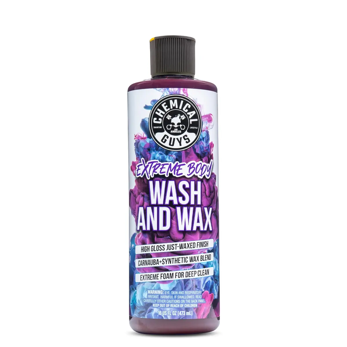Chemical Guys Extreme Bodywash & Wax Car Wash Soap 473ml (16 oz) | pH-Balanced Formula for Gloss & Protection - main product image