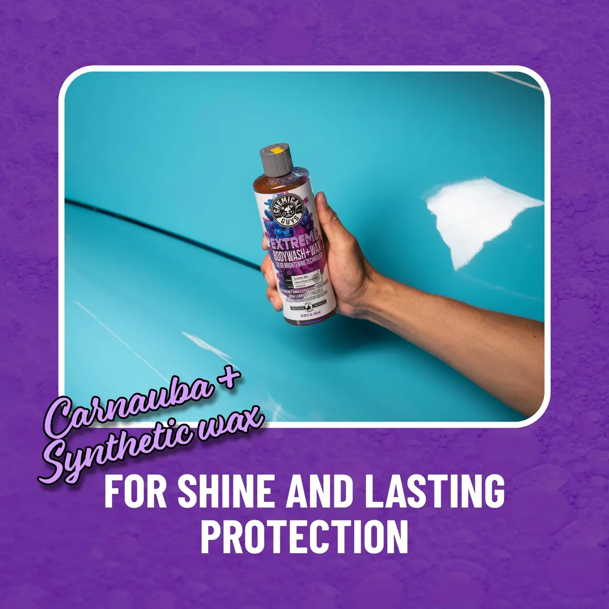 Chemical Guys Extreme Bodywash & Wax Car Wash Soap 473ml (16 oz) | pH-Balanced Formula for Gloss & Protection - view 3