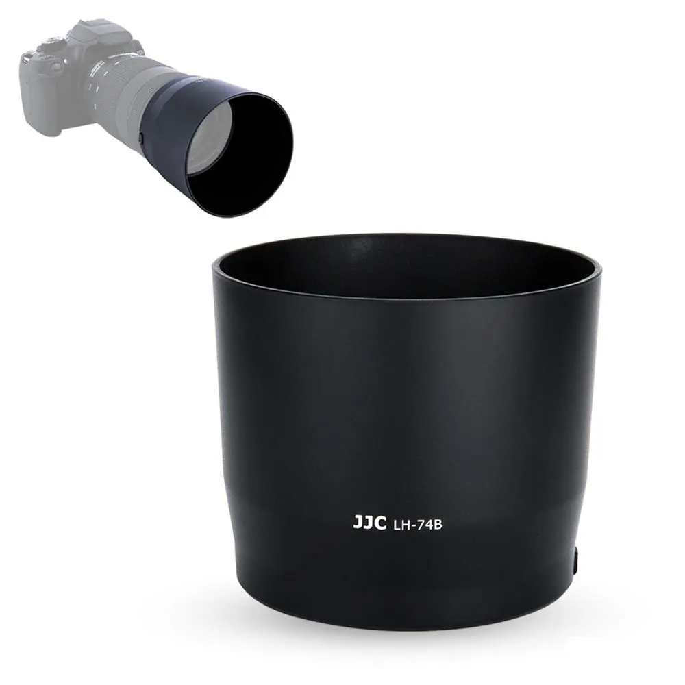 JJC ET-74B Lens Hood for Canon RF 100-400mm EF 70-300mm f4-5.6 is II Lens | Minimize flare, protect lens - main product image