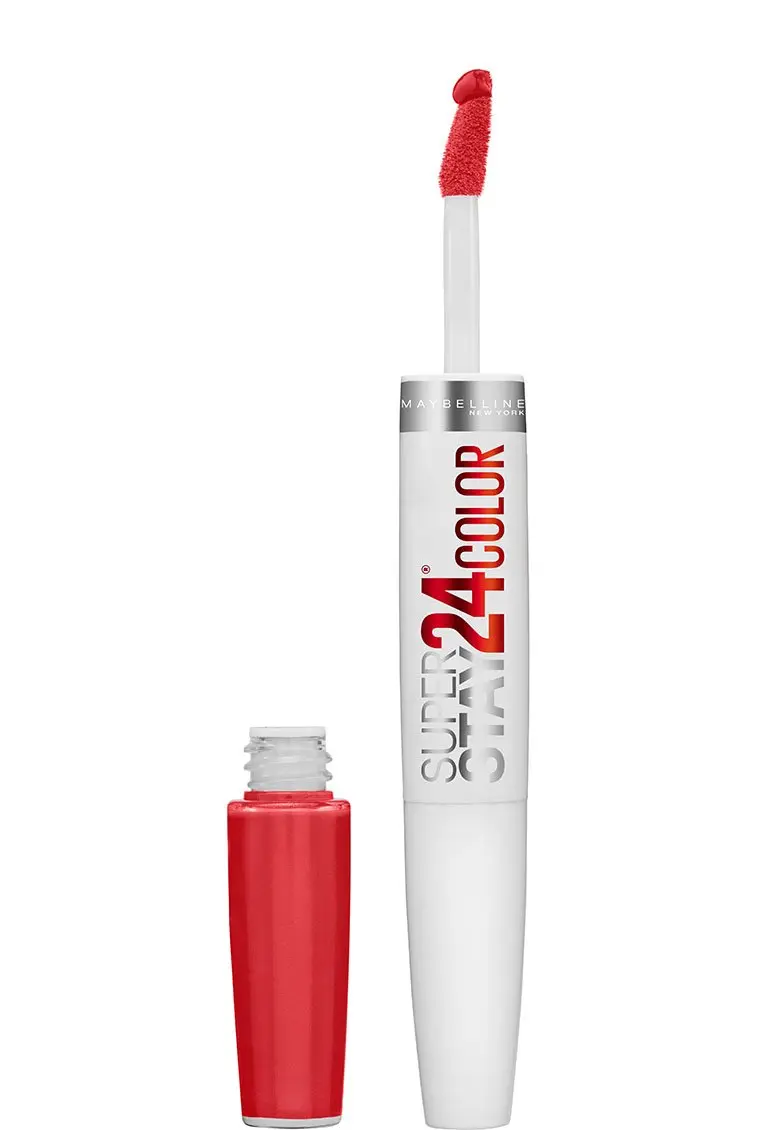 Maybelline SuperStay 24 2-Step Liquid Lipstick Makeup Steady Red-Y, 1 kit | Long-Lasting Color & Conditioning Balm - view 2