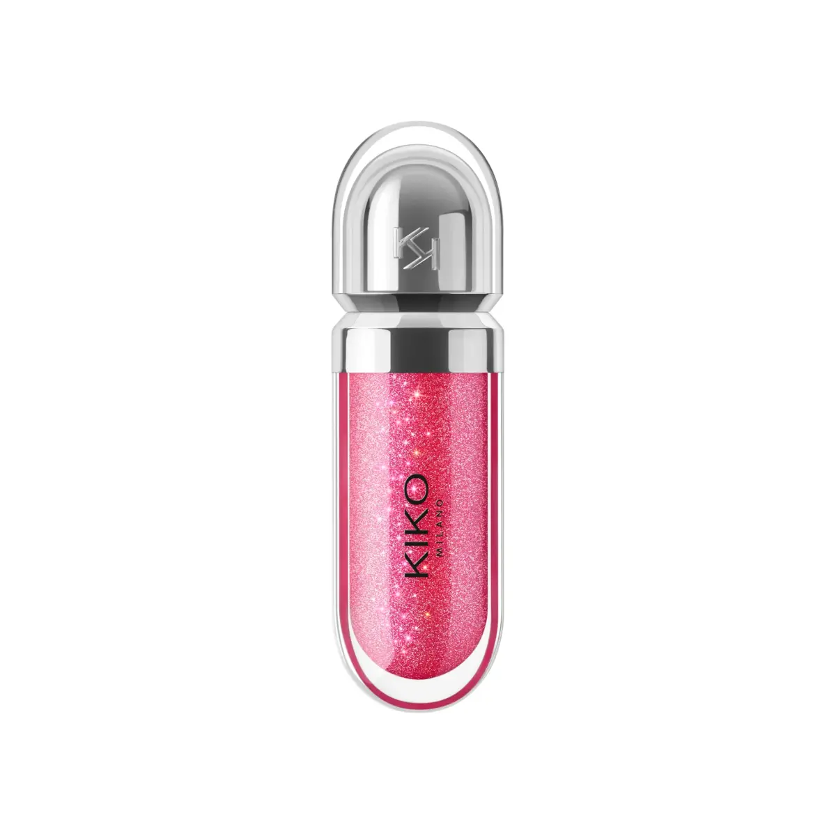 KIKO Milano 3D Hydra Lip Gloss, Hydrating Lip Gloss, 10 Sparkling Strawberry 6.5ml (0.22 Fl Oz) | High Shine & Hydration - main product image