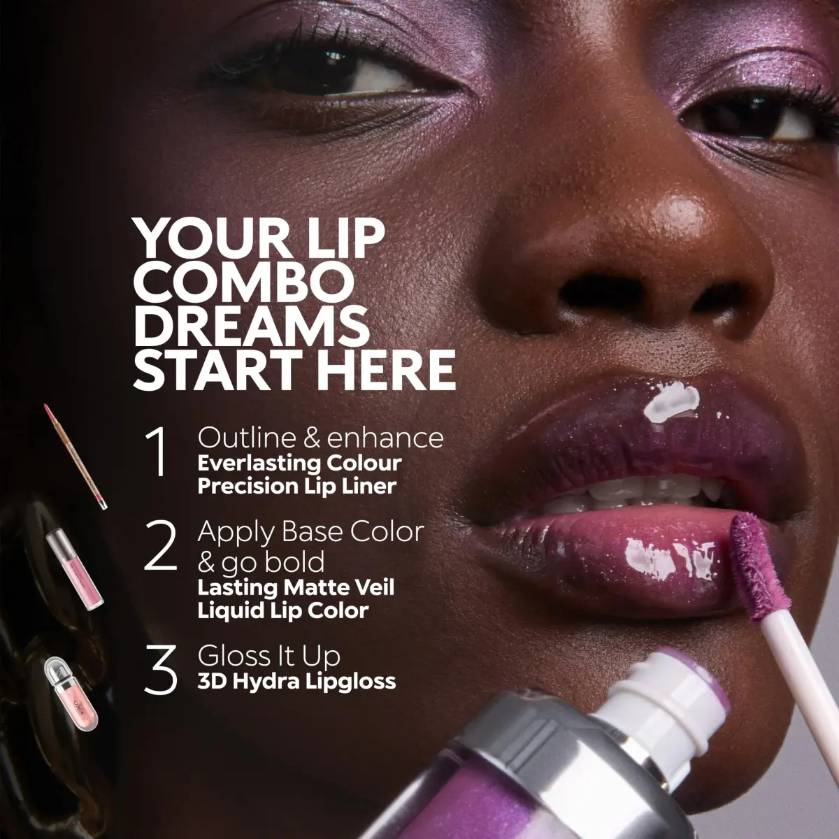 KIKO Milano 3D Hydra Lip Gloss, Hydrating Lip Gloss, 10 Sparkling Strawberry 6.5ml (0.22 Fl Oz) | High Shine & Hydration - view 9