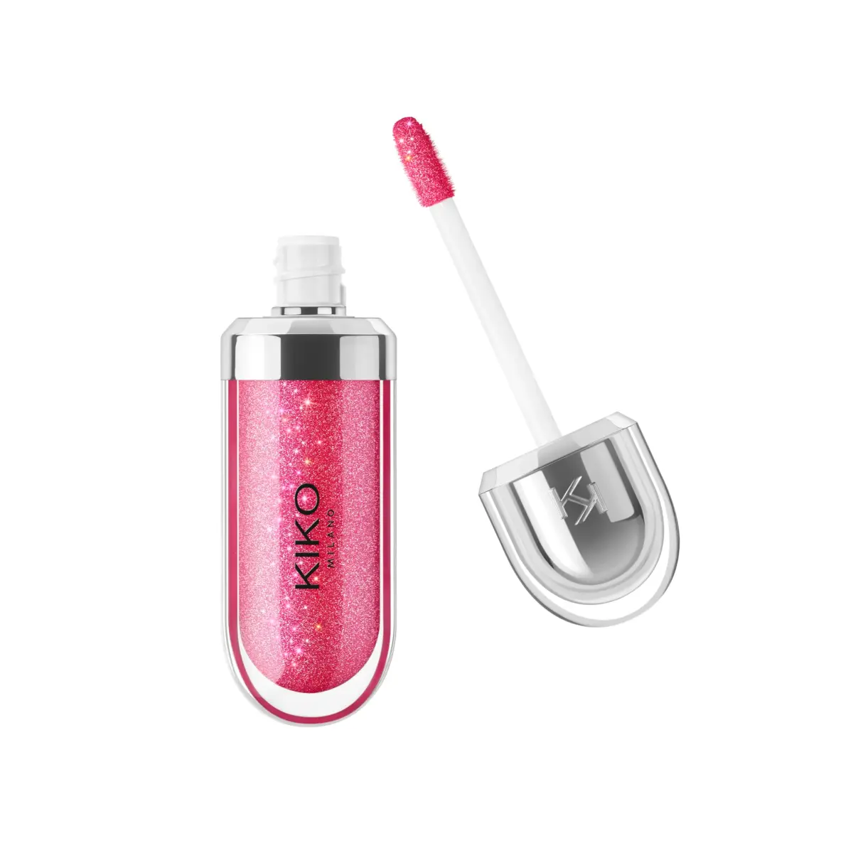 KIKO Milano 3D Hydra Lip Gloss, Hydrating Lip Gloss, 10 Sparkling Strawberry 6.5ml (0.22 Fl Oz) | High Shine & Hydration - view 2
