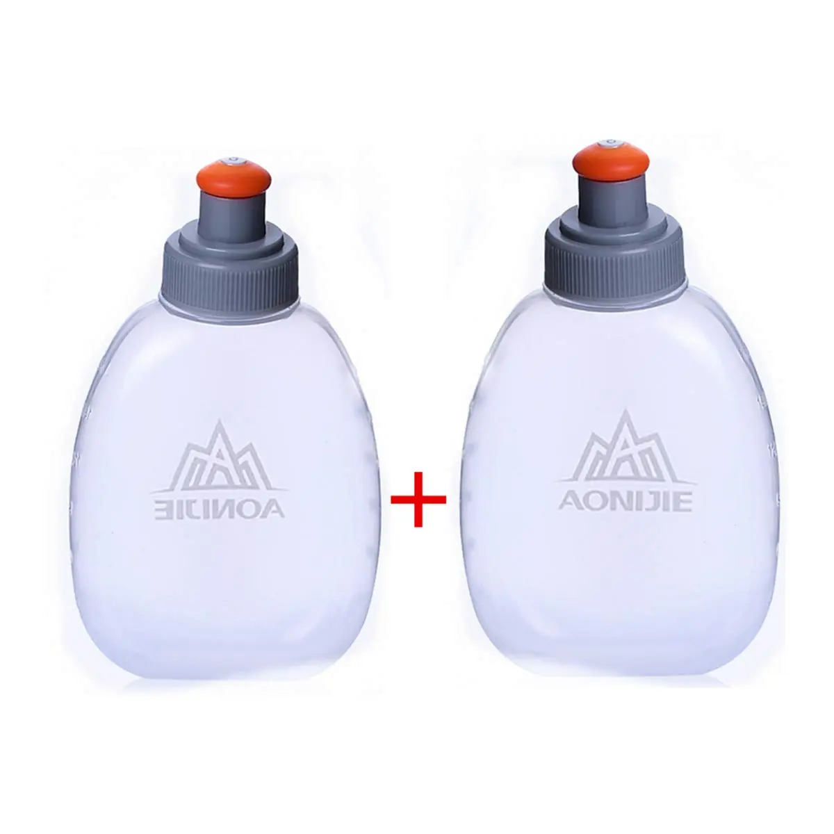 AONIJIE 2-Pack 170ml & 250ml Sports Water Bottles | BPA-Free & Leak-Proof for Marathon Running - main product image