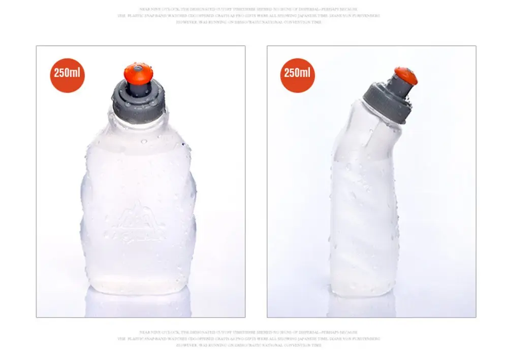 AONIJIE 2-Pack 250ml (8.45 Fl Oz) Sports Water Bottles | Leak-Proof & BPA-Free for Marathon Running - view 6