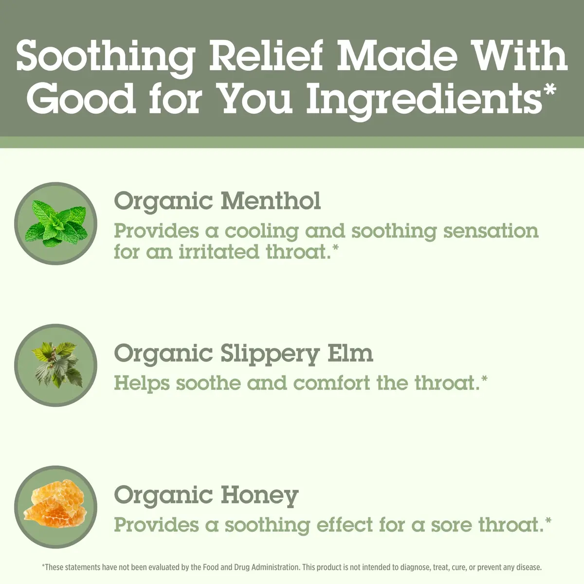 Quantum Organic Cough Drops Meyer Lemon & Honey 18 Lozenges | Soothing Throat & Cough Relief - view 3
