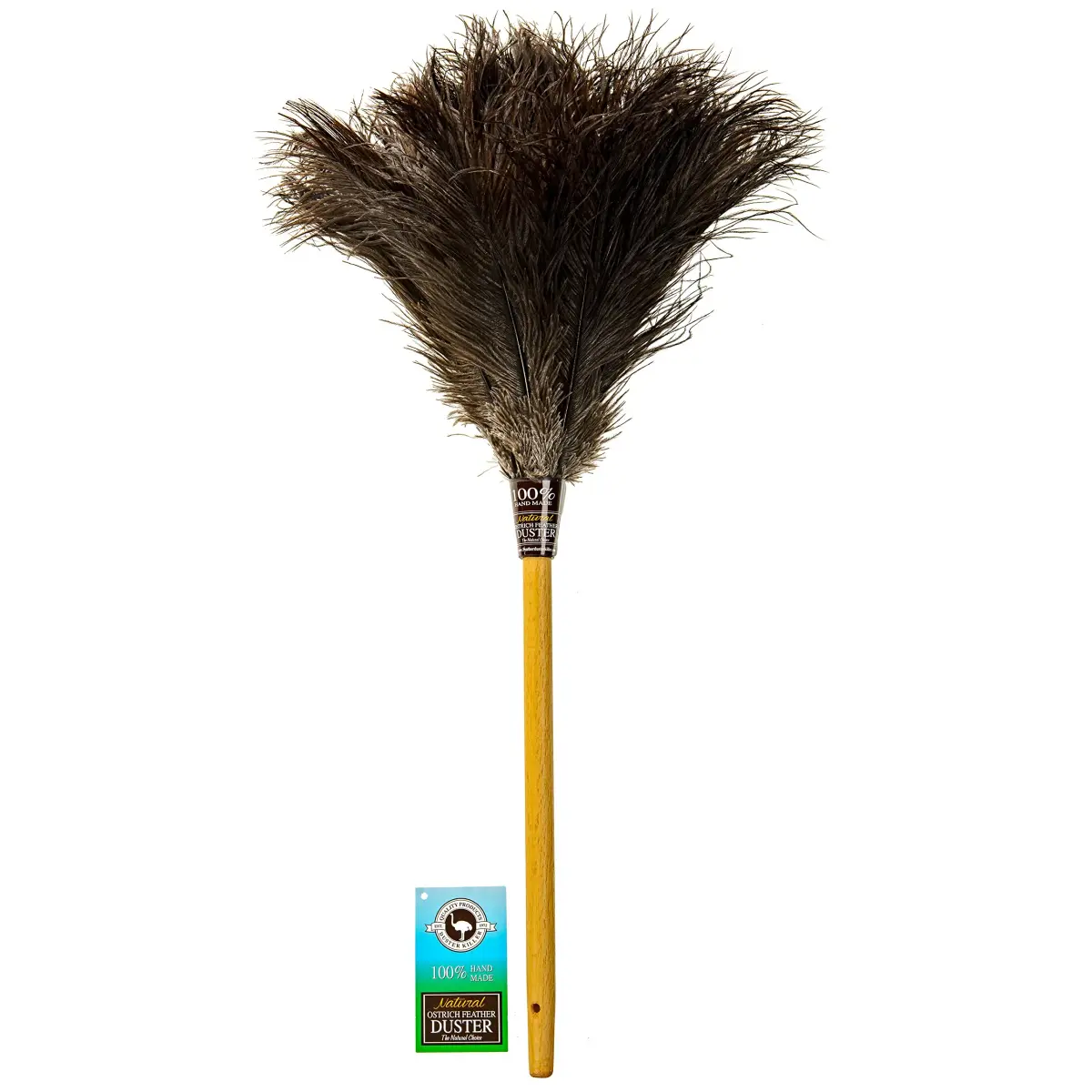 Dusters Killer Ostrich Feather Duster 35.5 cm (14 Inch) | Premium Black Feathers for Dust Attraction - view 2