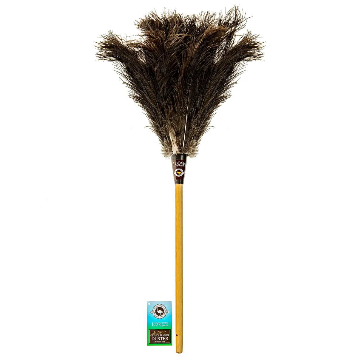 Dusters Killer Ostrich Feather Duster 35.5 cm (14 Inch) | Premium Black Feathers for Dust Attraction - view 3