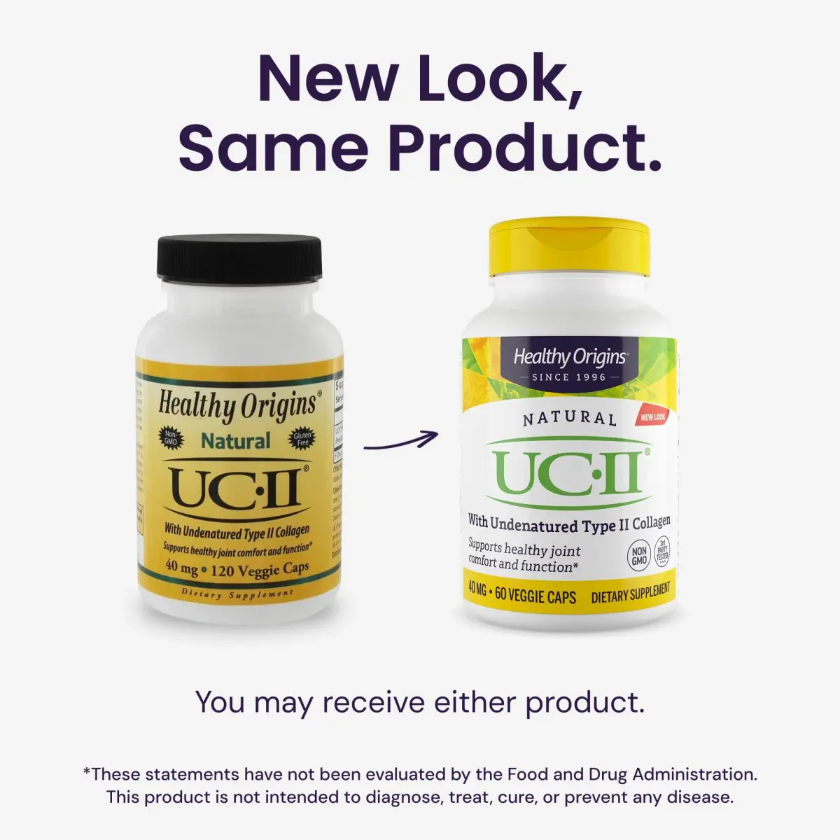 Healthy Origins UC-II Collagen 40 mg, 60 Veggie Caps | Joint Support with Clinical Studies - view 7