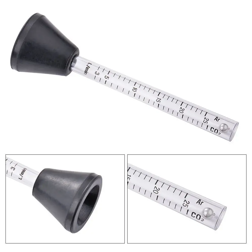 Sxstar Gas Flow Meter Tester Peashooter Style 14cm (5.5in) | Measures 0-25 LPM for MIG/TIG Torches - view 5