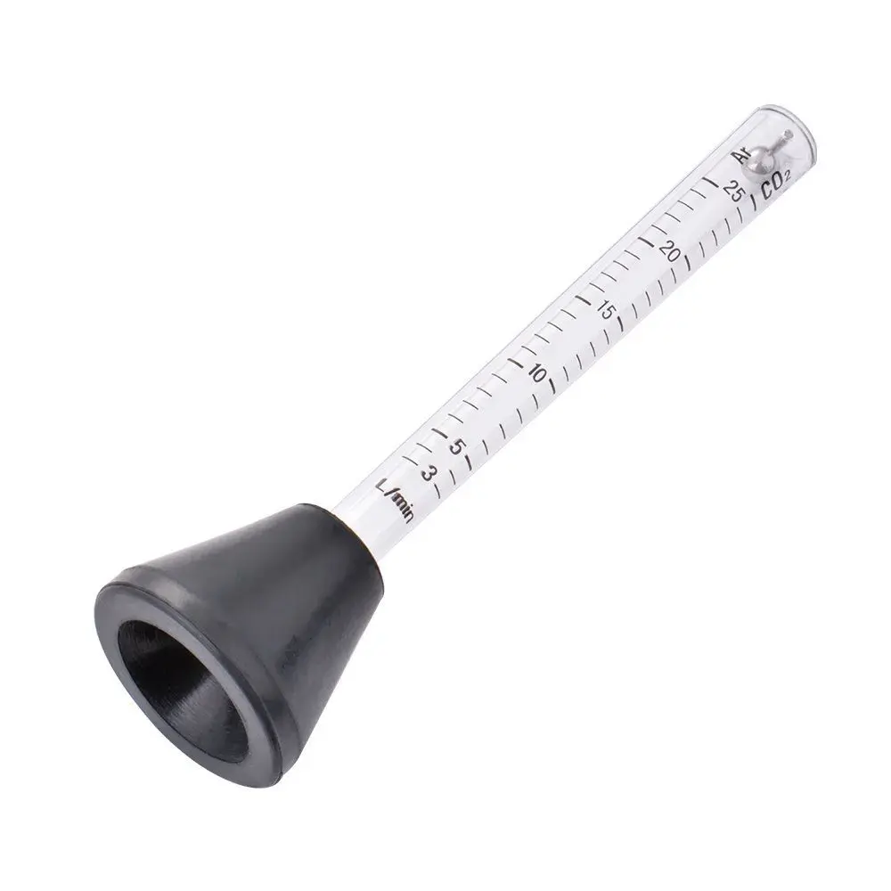 Sxstar Gas Flow Meter Tester Peashooter Style 14cm (5.5in) | Measures 0-25 LPM for MIG/TIG Torches - view 2