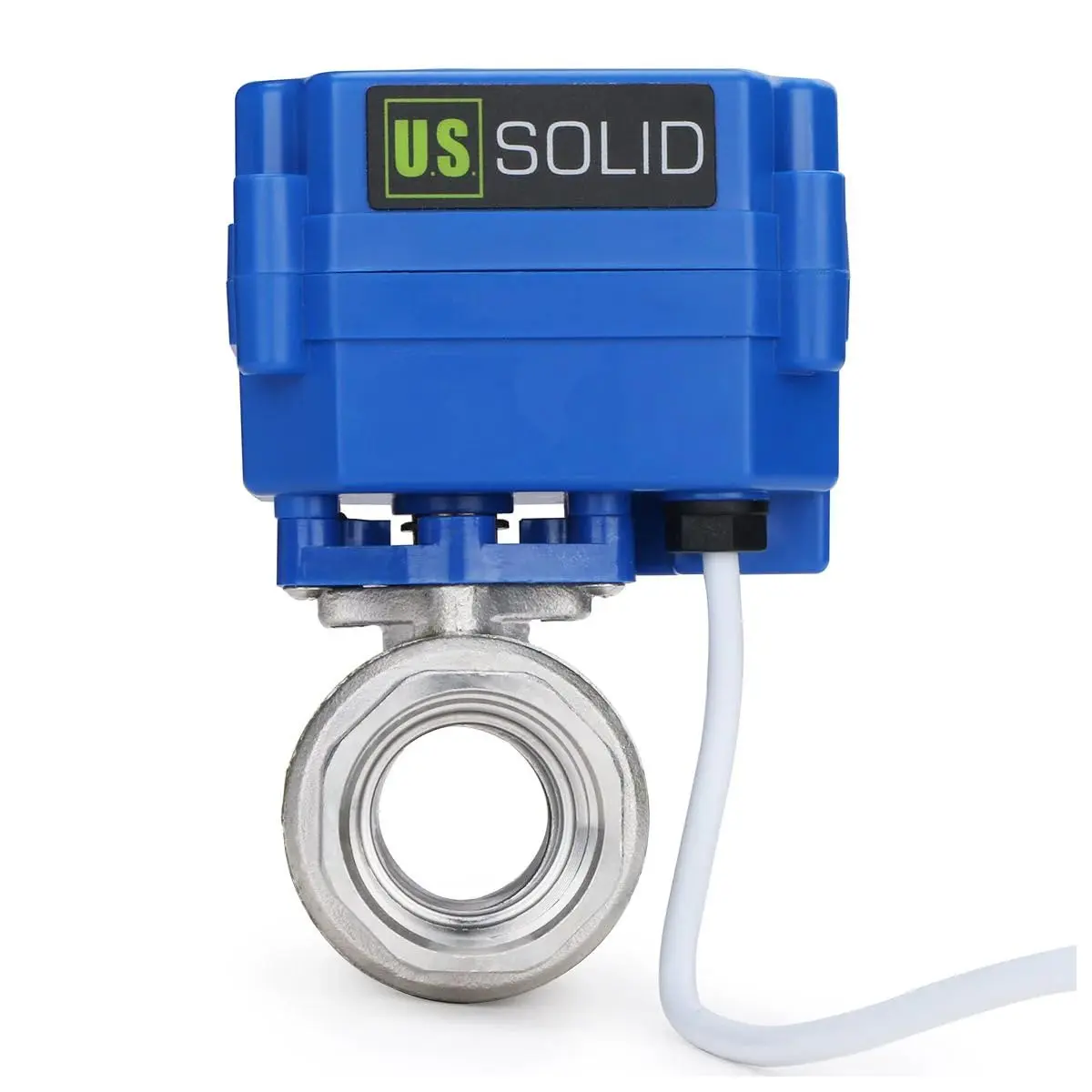 U.S. Solid 3/4" NSF Certified Stainless Steel Motorized Ball Valve | Full Port, 9-24V AC/DC, Auto Return - view 2