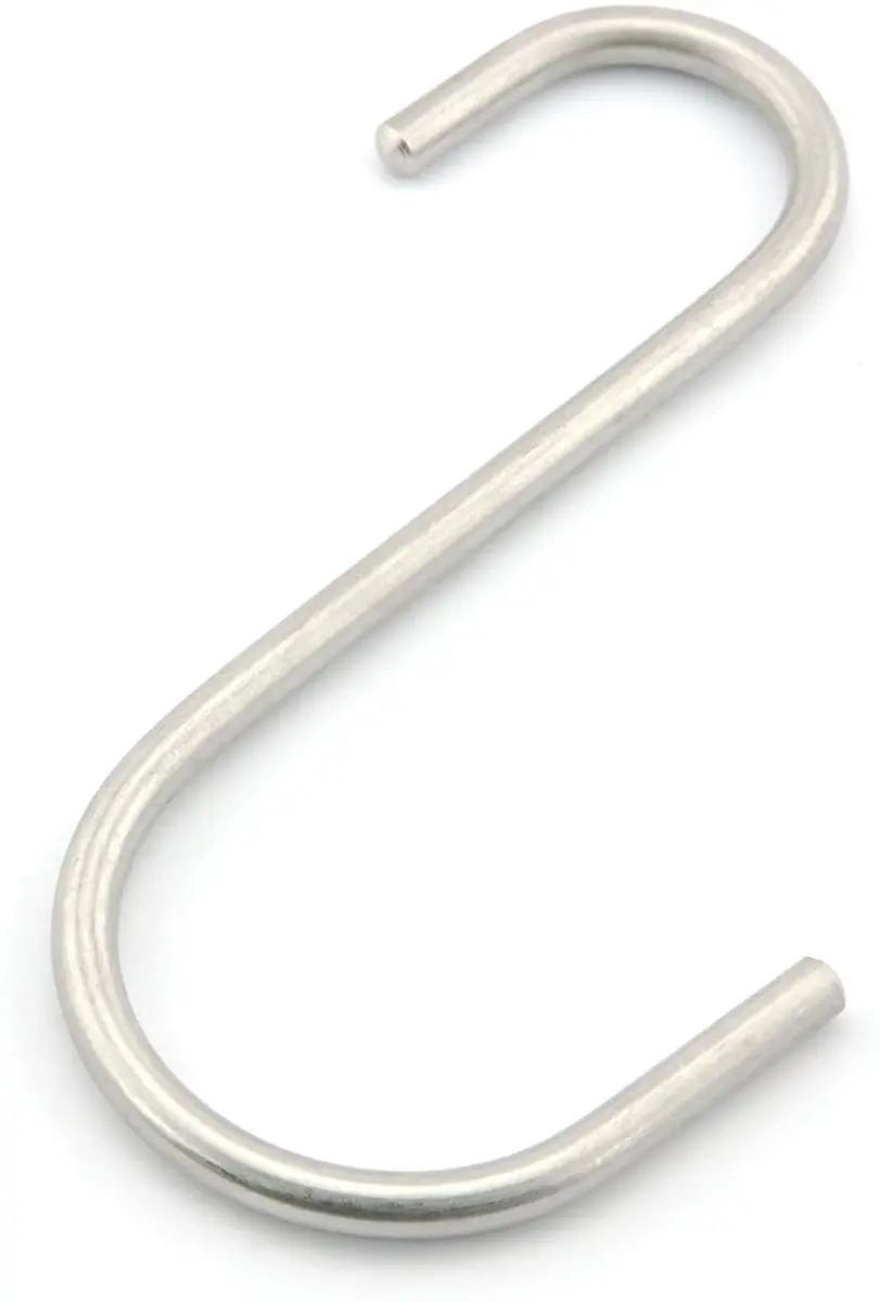NX Garden Heavy Duty Stainless Steel S Hook 5.25 Inches | Supports 200 lbs, Rust-Resistant, Multi-Use (70-120 chars) - main product image