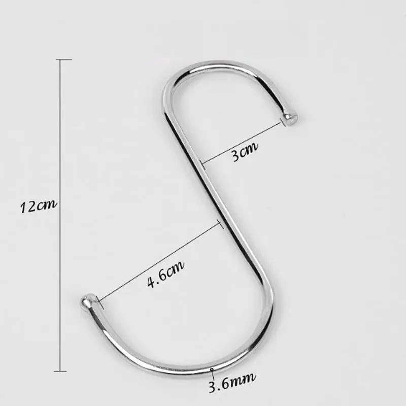 NX Garden Heavy Duty Stainless Steel S Hook 5.25 Inches | Supports 200 lbs, Rust-Resistant, Multi-Use (70-120 chars) - view 3
