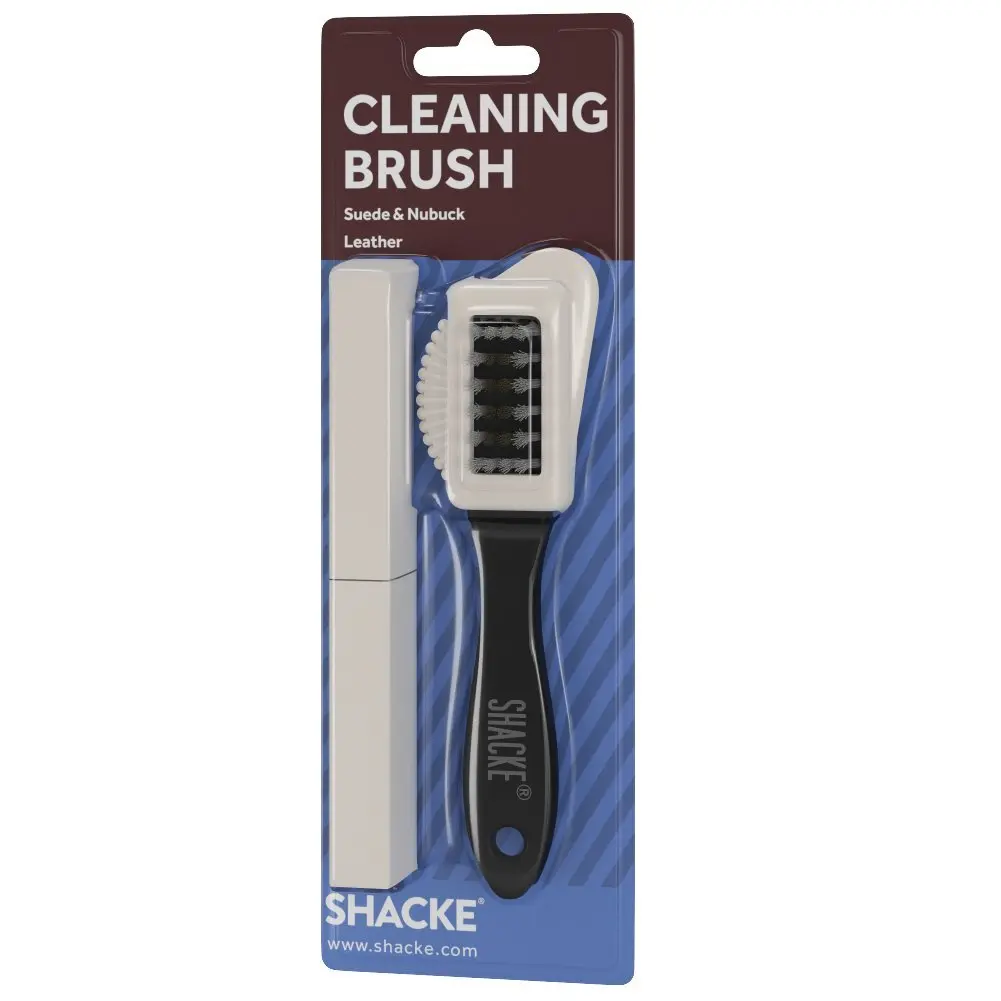 Shacke Suede & Nubuck Brush Kit with 2 Erasers | 4-Way Cleaner for Shoes, Boots, Bags - view 2