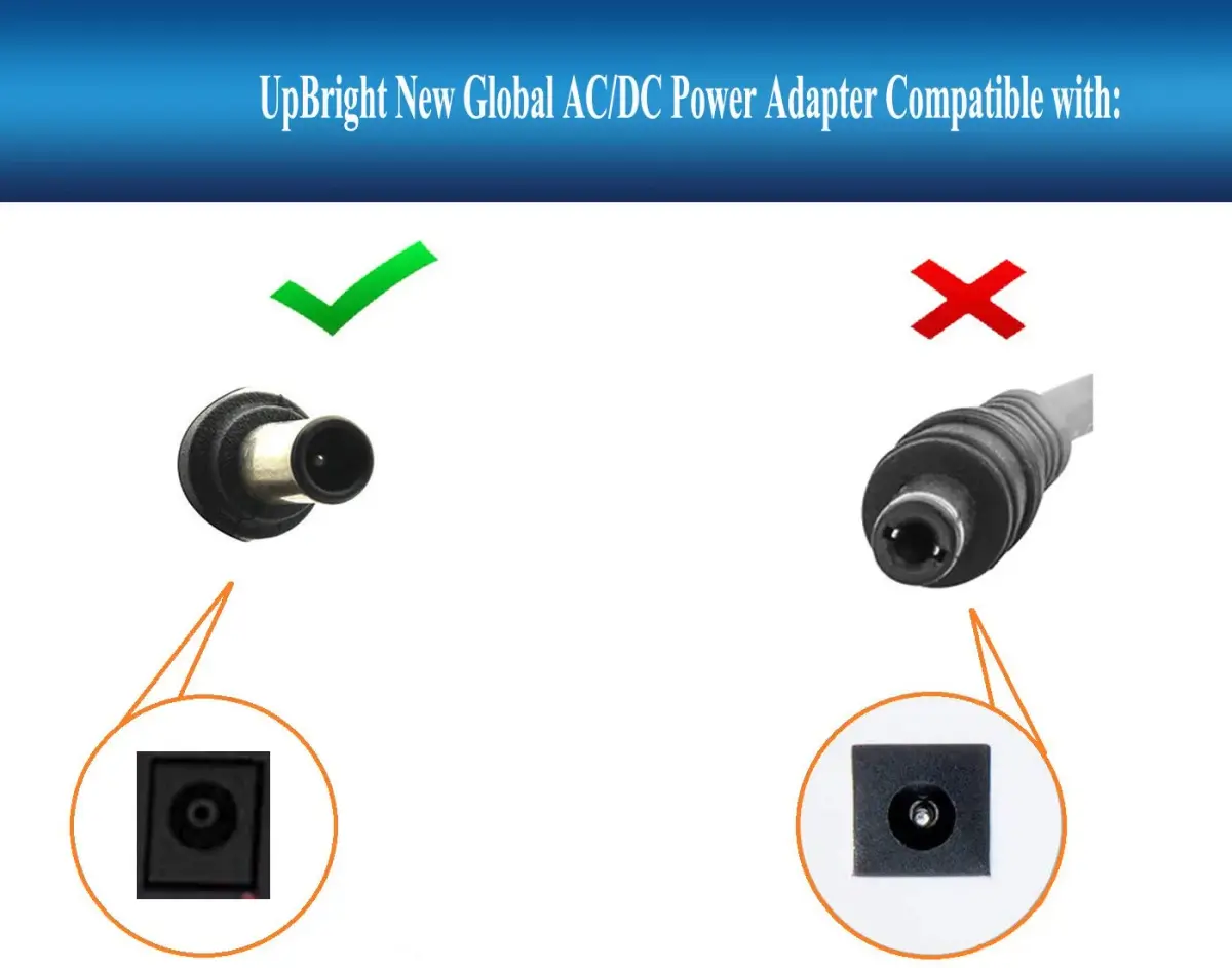 UPBRIGHT 14V AC/DC Adapter Power Supply 20W-30W (0.71A-2.14A) | Compatible with Samsung Monitors - view 2