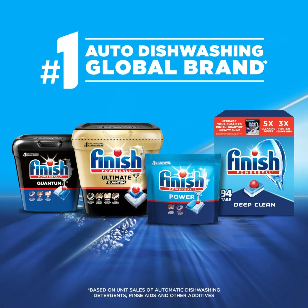 Finish Powerball Dishwasher Pods Plastic Free Fresh Scent 94 Count | 3X Concentrated Cleaning Power - view 7