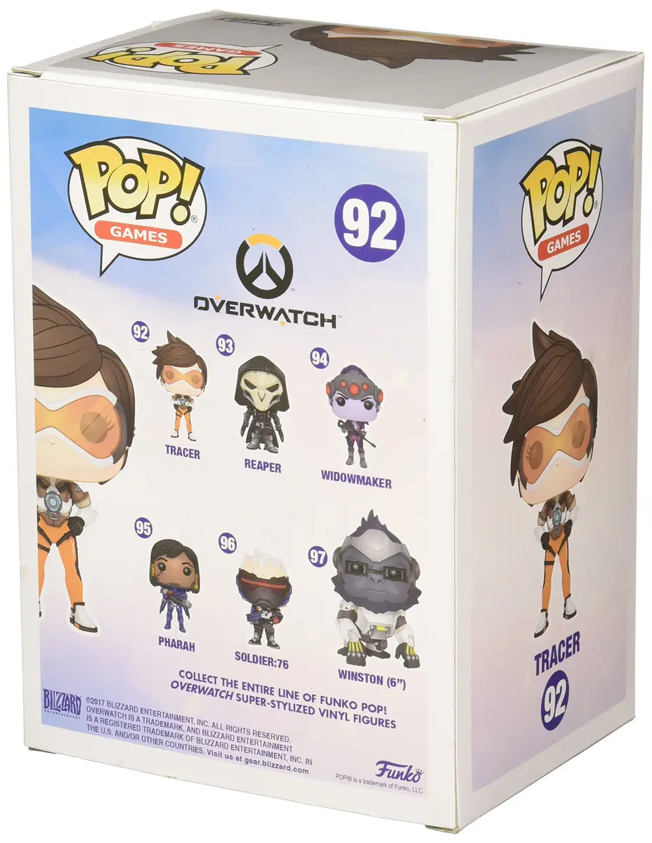 Funko Overwatch Tracer Posh Pop! Vinyl Figure 9cm | Officially Licensed, Highly Detailed, Multicolor Vinyl - view 2