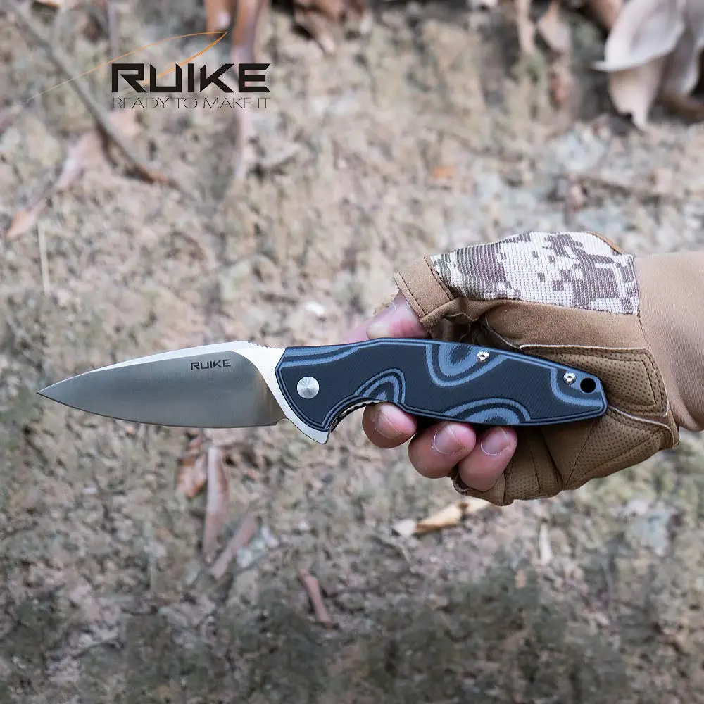 Ruike Small Pocket Folding Knife 14C28N Stainless Steel | Compact Tactical Survival Tool - view 7