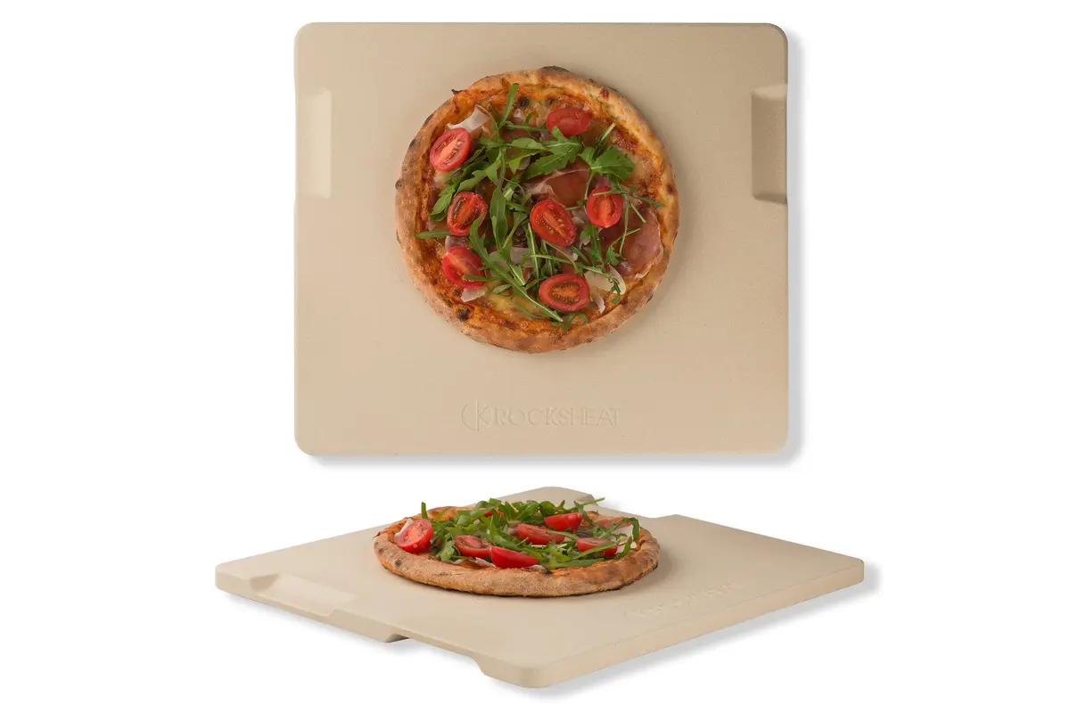 ROCKSHEAT Large Pizza Stone 16"x14" Rectangular | Oven & Grill Ready, 1400℉ Resistance - main product image