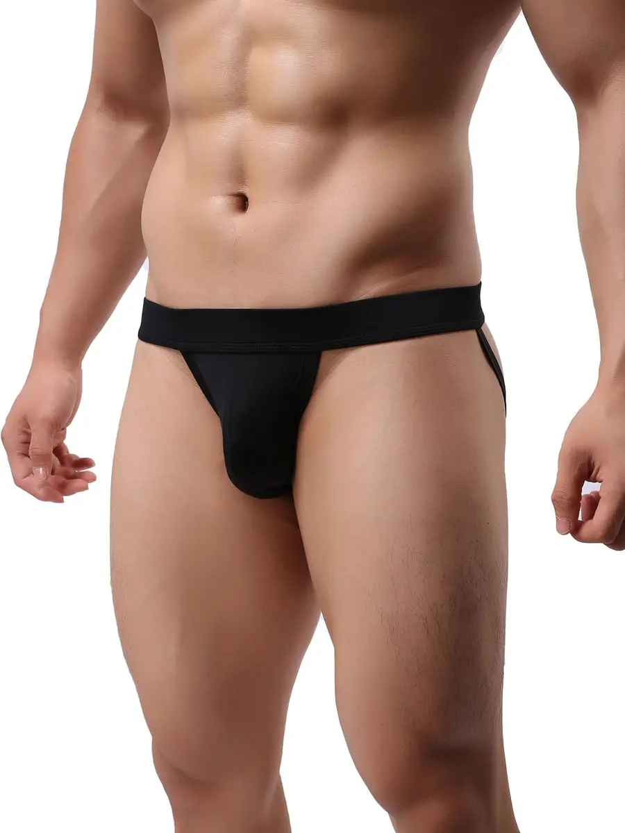 Summer Code Men's Athletic Supporter Performance Jockstrap 4 Pack | Snug Fit for Active Men - view 2