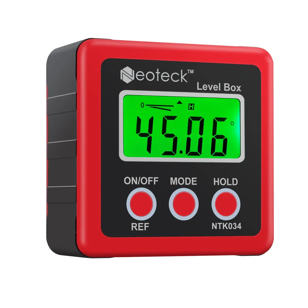 Neoteck Digital Angle Finder with Magnetic Base, LCD Backlight Inclinometer | Precise ±0.2° Readings, IP54 Waterproof - main product image