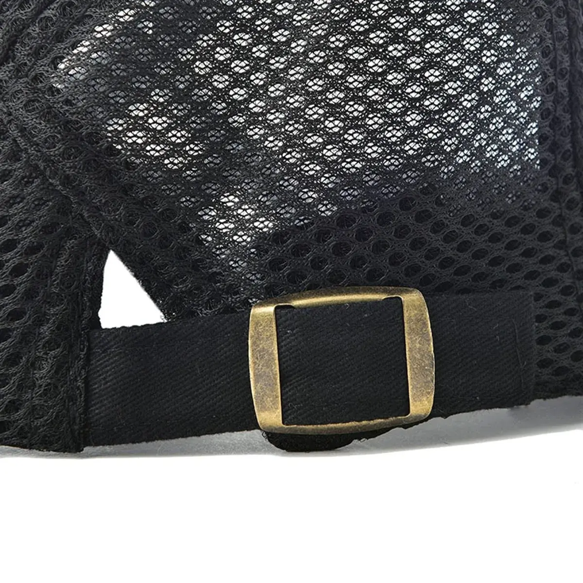 VOBOOM Men Breathable Mesh Summer Hat Adjustable Newsboy Beret Ivy Cabbie Flat Cap (Black) - view 6