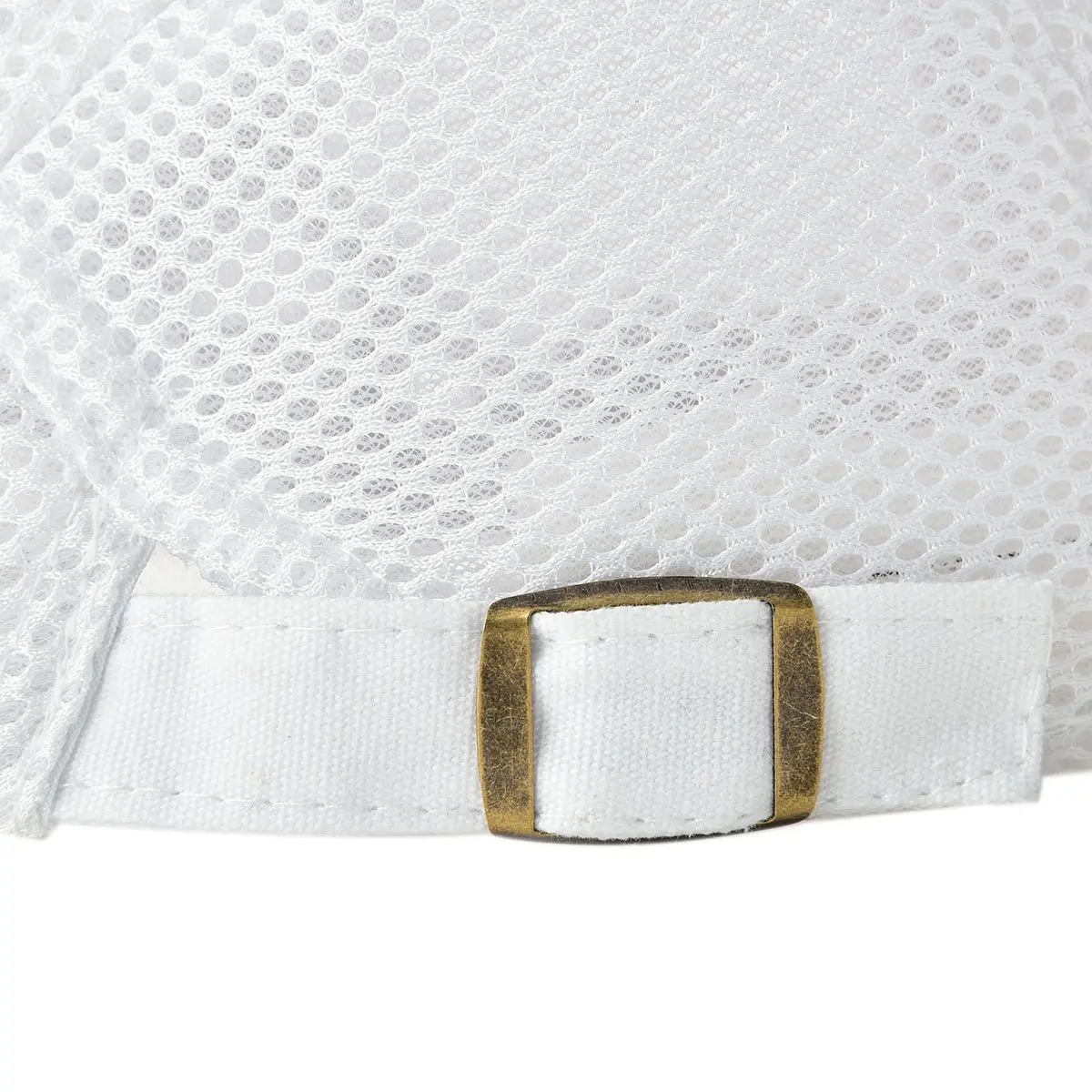 VOBOOM Men Breathable Mesh Summer Hat Adjustable Newsboy Beret White | Lightweight & Cool - view 6