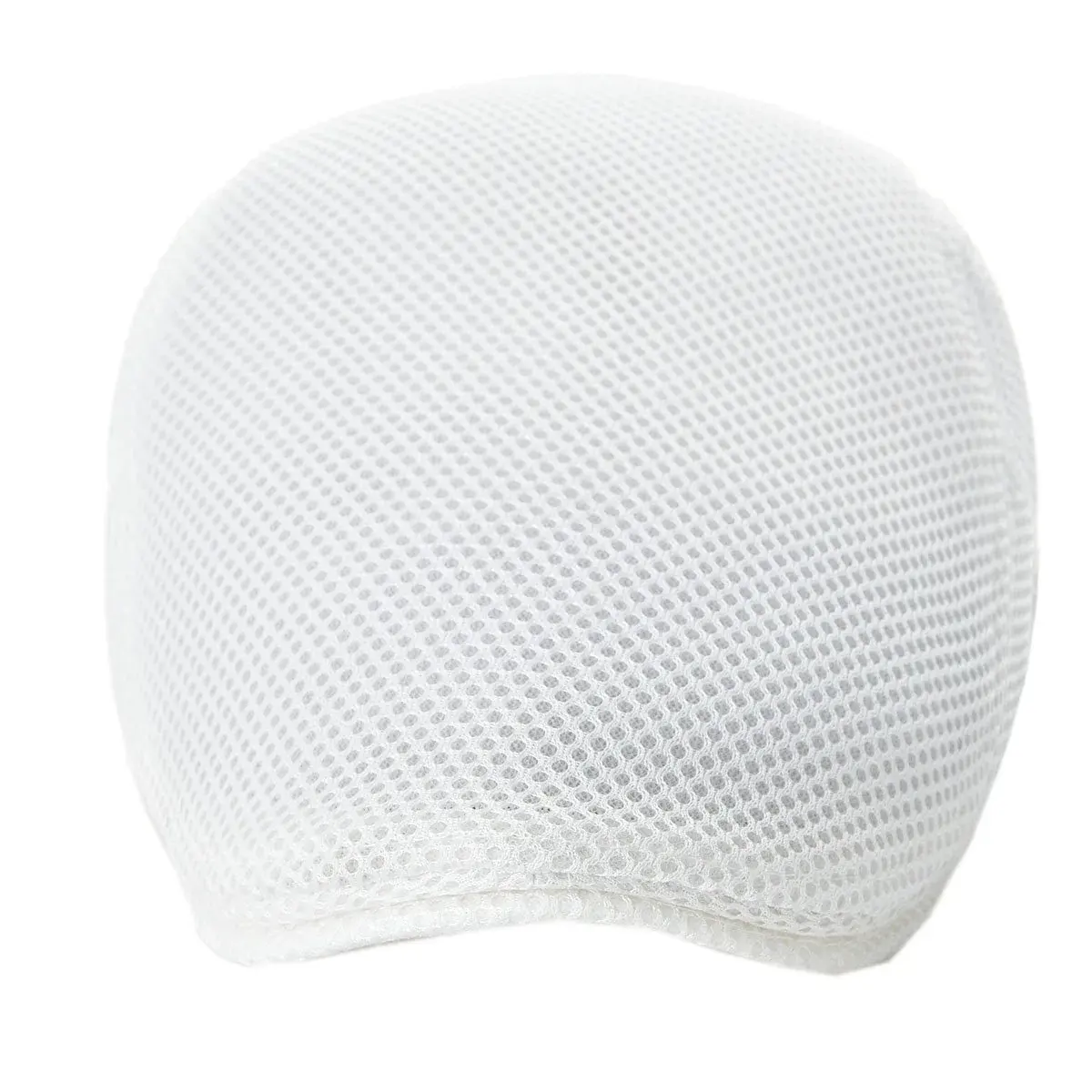 VOBOOM Men's White Breathable Mesh Summer Hat - Adjustable Newsboy Beret Ivy Cabbie Flat Cap - view 3