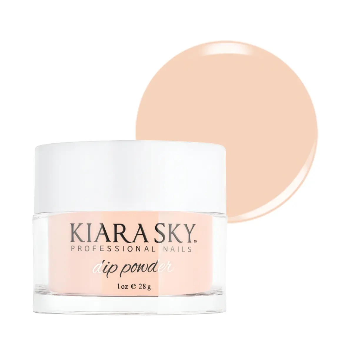Kiara Sky Dip Powder Nude Tones 1 oz | Light, Long-Lasting Nails with Vitamins - main product image