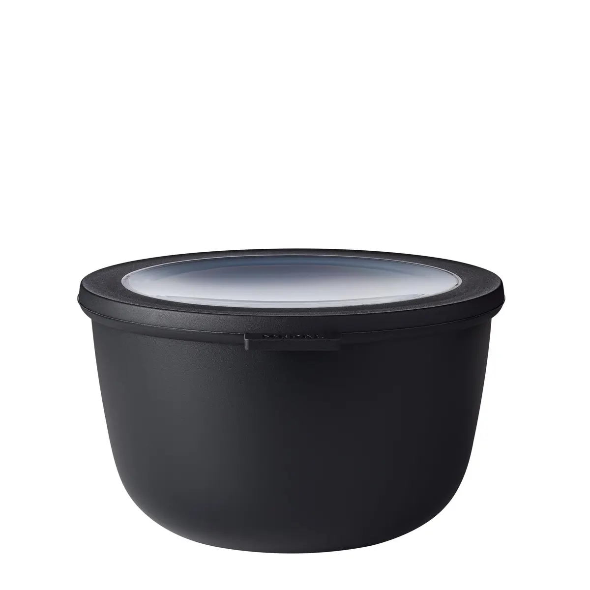 MEPAL Cirqula Food Storage Bowl 2.1 Quart | Leakproof, Microwave & Dishwasher Safe, Black - main product image