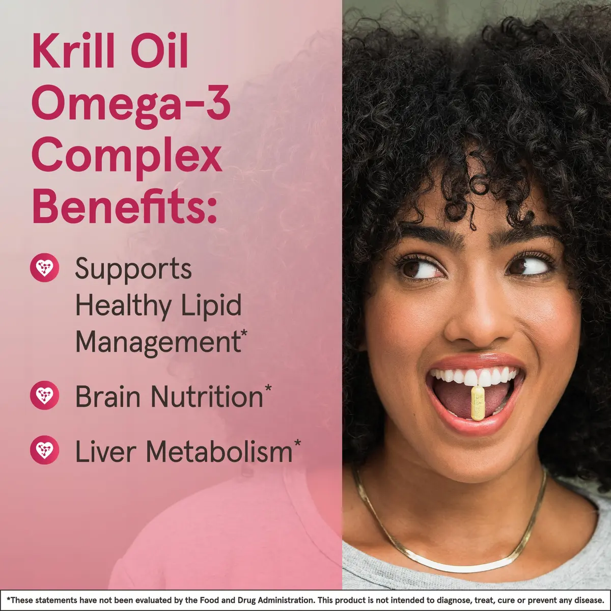 Jarrow Formulas Krill Oil Phospholipid Omega-3 with Astaxanthin 120 Softgels | Supports Lipid Management, Metabolism, Brain & Heart Health - view 4