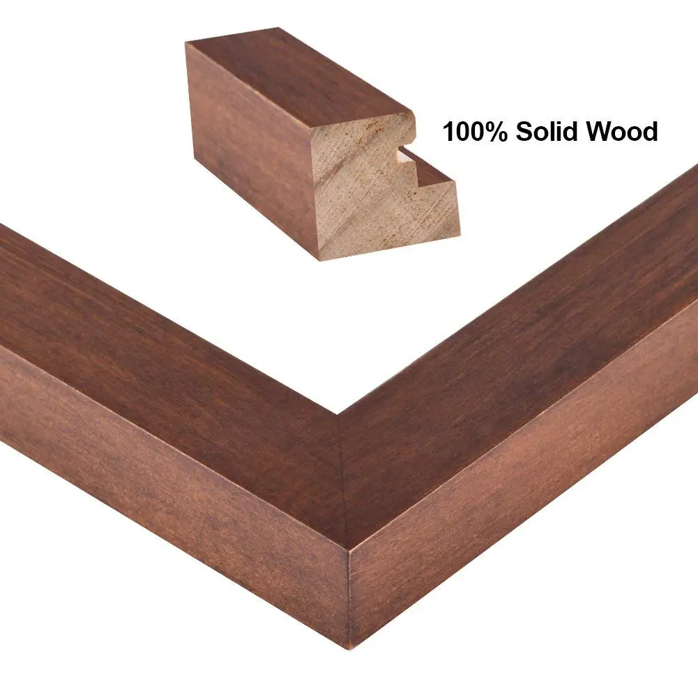 RPJC 8x10 Picture Frame | Solid Wood, High Definition Glass, Wall & Tabletop Display - view 2