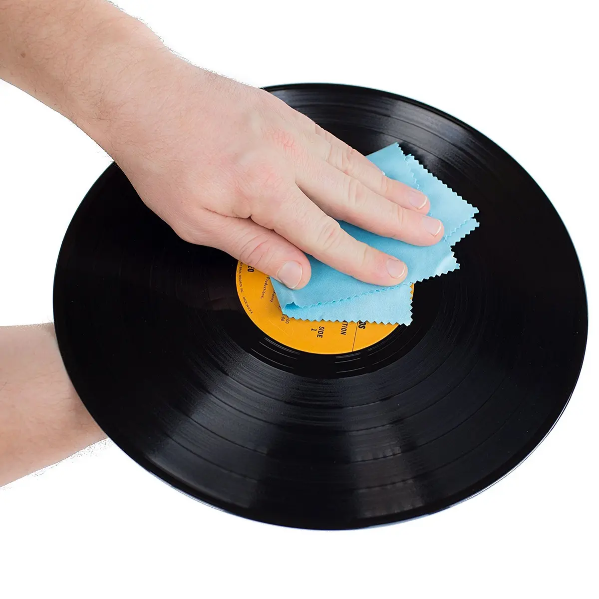 Record-Happy Record Cleaning Anti-Static Cloth - Extra Large - 4 Pack Microfiber Towel for Vinyl LPs - view 4